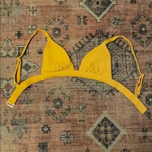 Yellow Bikini Top